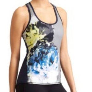 COPY - athleta chi racer tank blossom watercolor